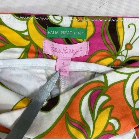 Lilly Pulitzer retro palm beach fit pants. Size 4 - Picture 4 of 5